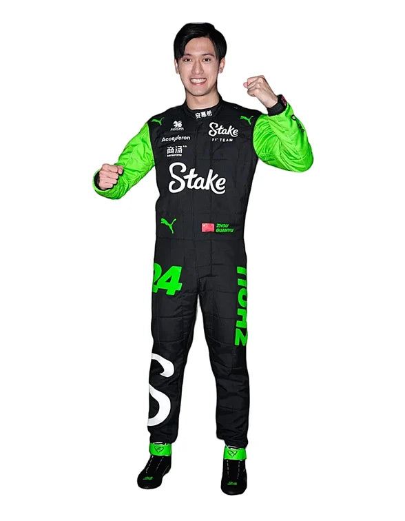 2024 Zhou Guanyu Kick Sauber Stake F1 Race Suit