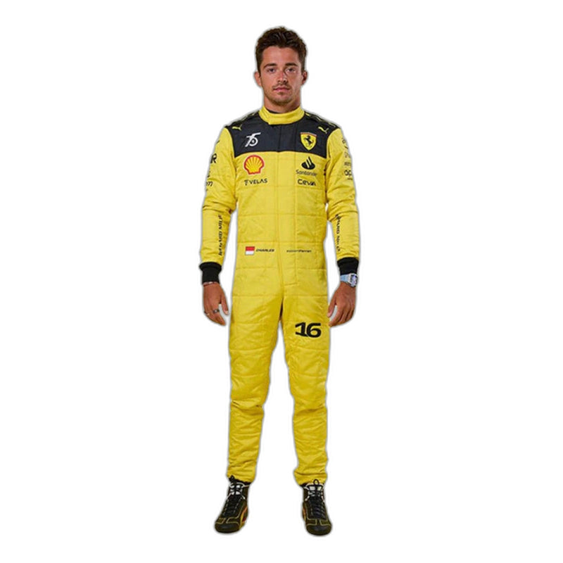 Charles Leclerc Ferrari's 75th anniversary F1 Suit Special Edition