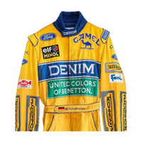 1993 Michael Schumacher Camel Benetton F1 Printed Race Suit