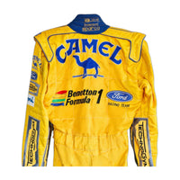 1993 Michael Schumacher Camel Benetton F1 Printed Race Suit