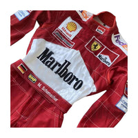2001 Michael Schumacher Embroidered patches F1 Race Suit