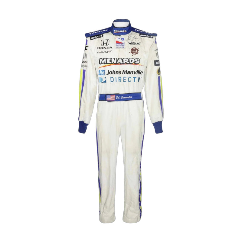2008 Ed Carpenter Menards IndyCar Printed Race Suit