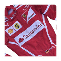 2017 Sebastian Vettel Embroidered patches F1 Race Suit