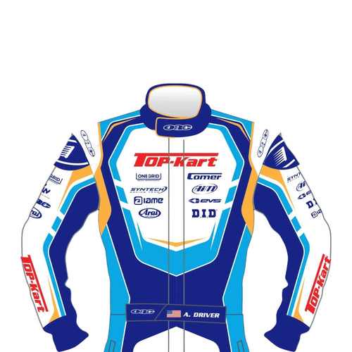 2023 Top Kart Racing Go Kart Race Suit