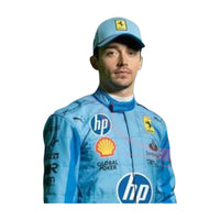 2024 Charles Leclerc Ferrari HP Miami Grand Prix F1 Race Suit
