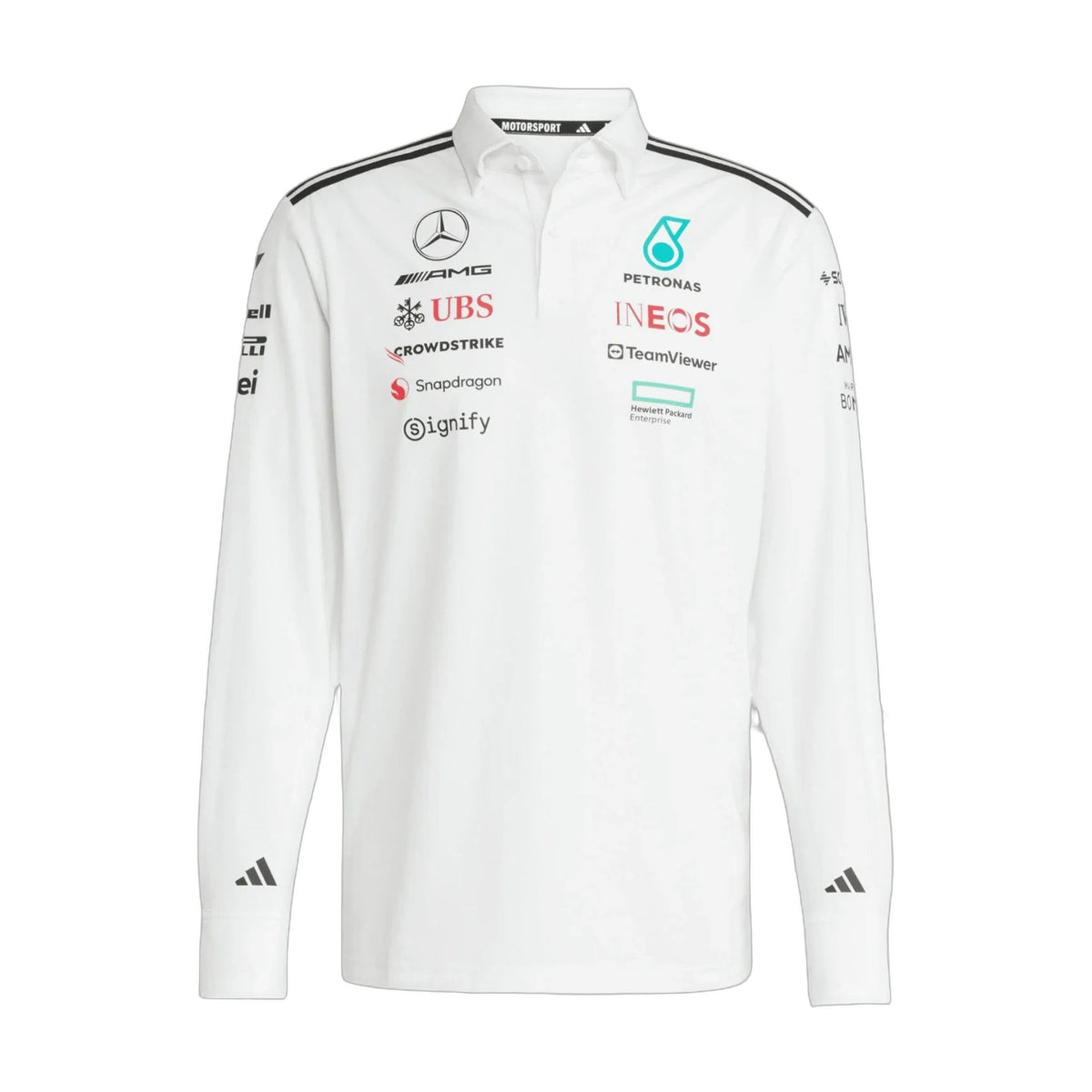 2025 Mercedes-AMG Petronas F1 Team Long Sleeve Polo