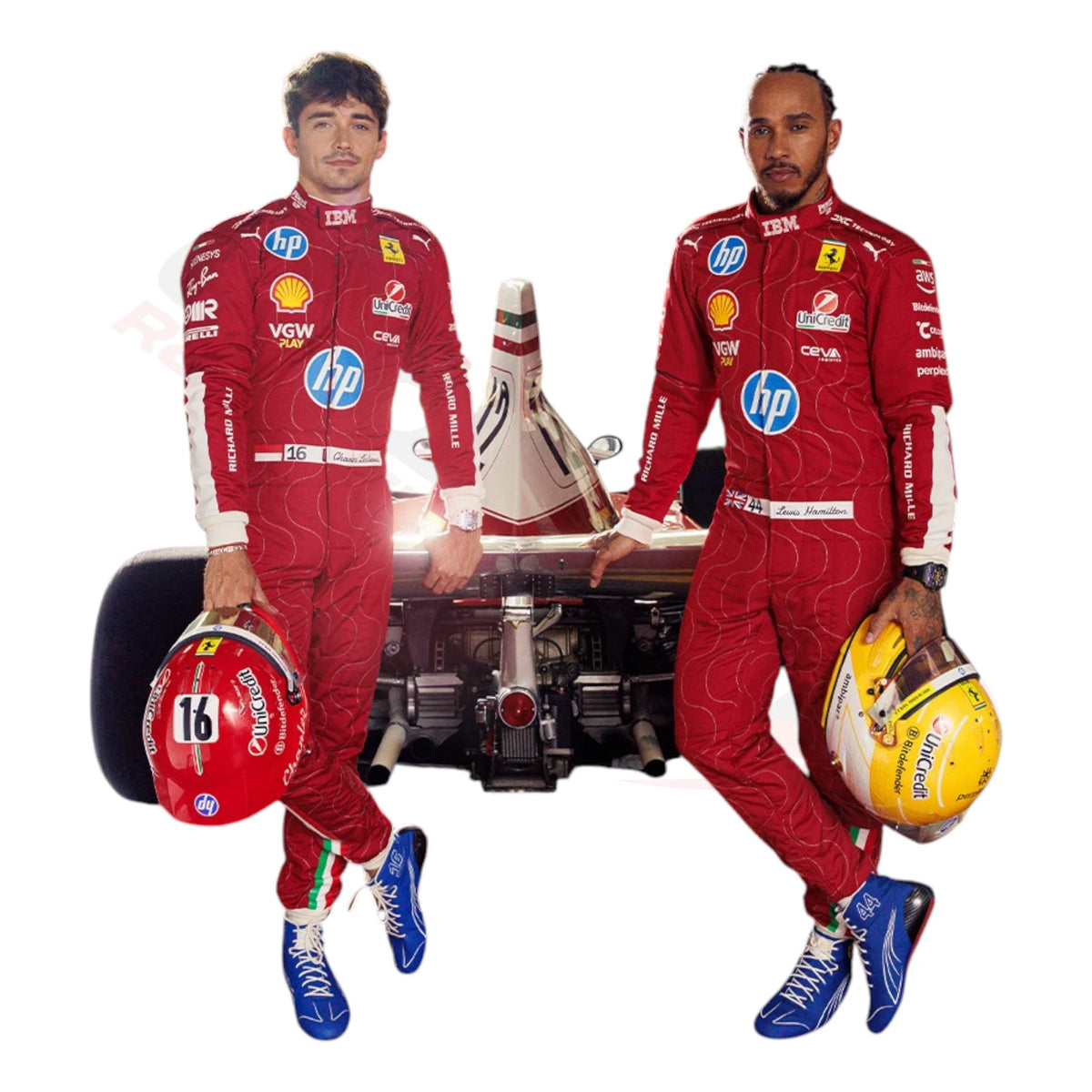 2025 Lewis Hamilton Scuderia Ferrari HP Monza GP F1 Race Suit