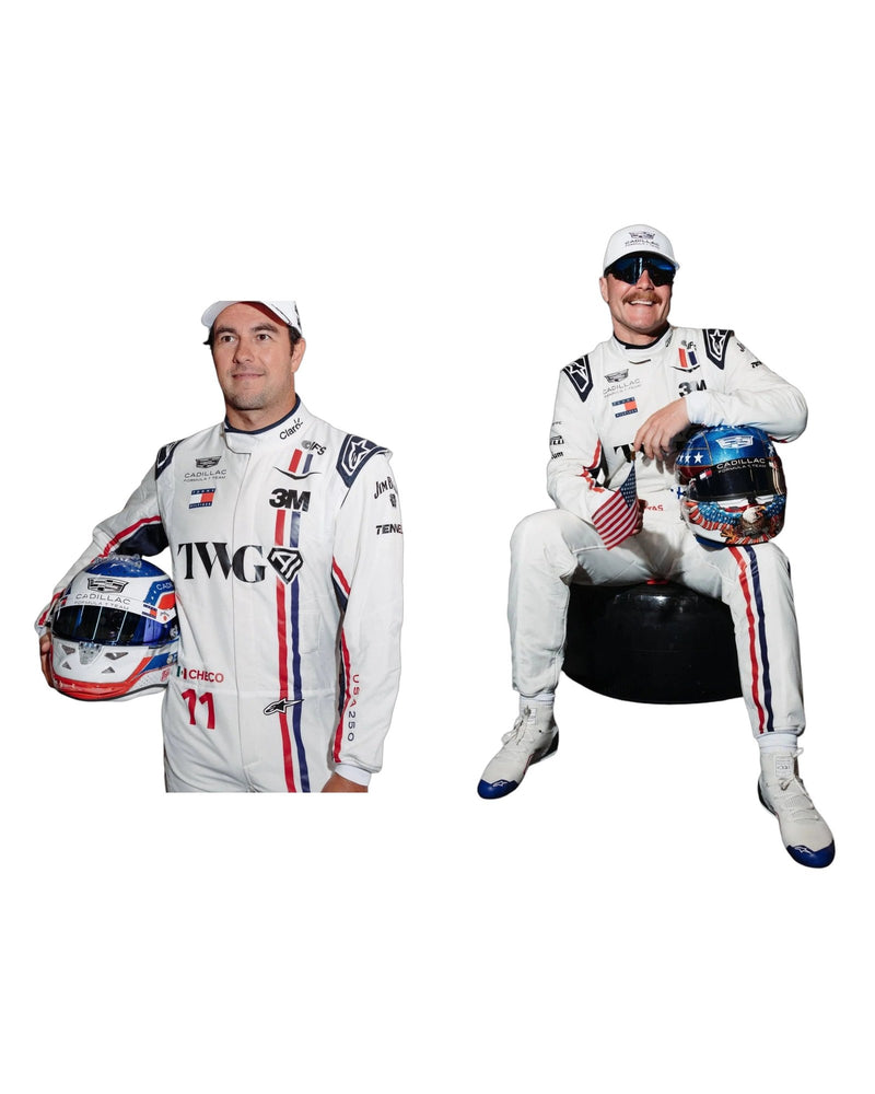 2026 Cadillac British GP F1 Team Race Suit – Sergio Perez and Valtteri Bottas editions