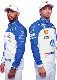 2025 Lewis Hamilton Scuderia Ferrari F1 Miami GP Race Suit
