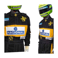 Ayrton Senna 1985 F1 JPS Embroidery Race Suit