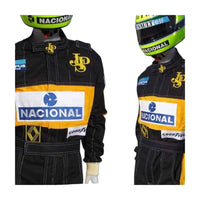 Ayrton Senna 1985 Lotus F1 Printed Race Suit
