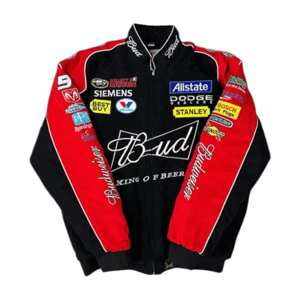 Budweiser Black Racing Vintage Jacket