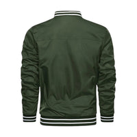 Men's Lightweight Bomber Jacket - Army Green