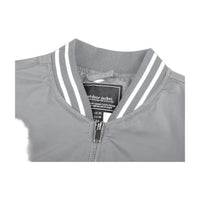Men's Lightweight Bomber Jacket - Light Grey