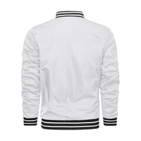 Men's Lightweight Bomber Jacket - White