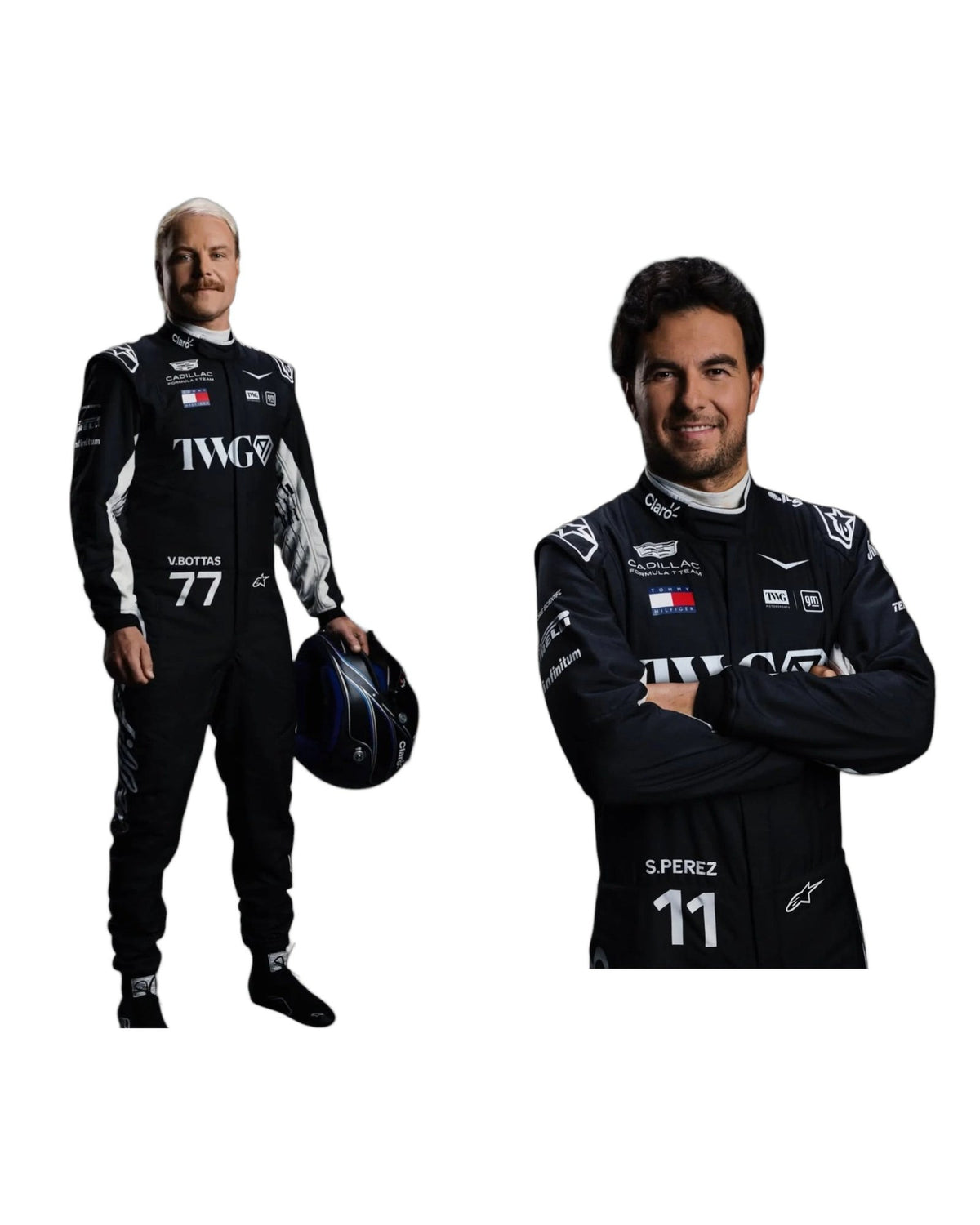 NEW 2026 Cadillac F1 Team Race Suit Replica | TWG AI – Valtteri Bottas and Sergio Perez editions
