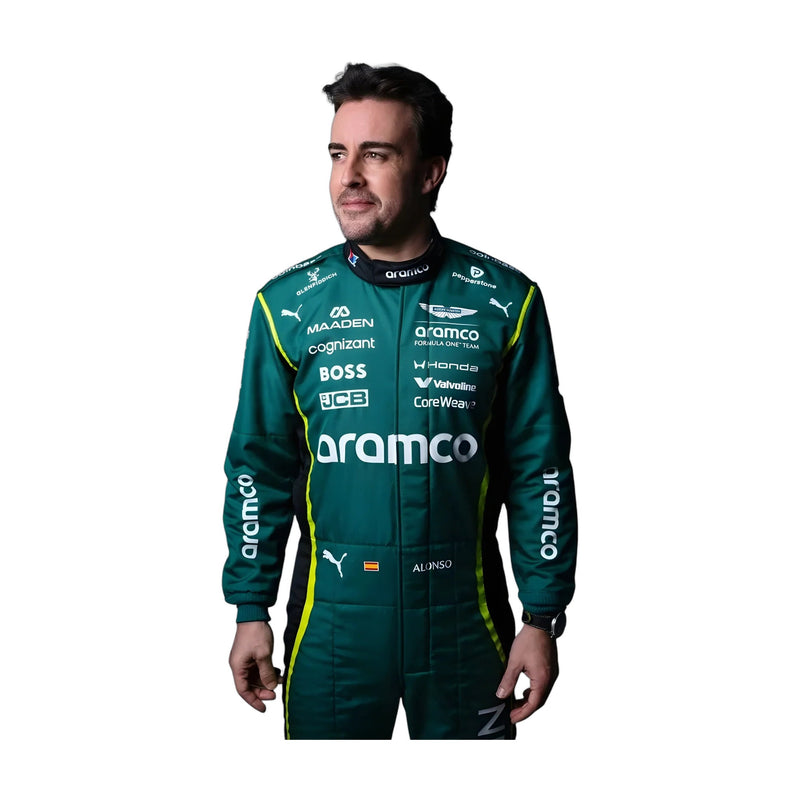 NEW 2026 Fernando Alonso Aston Martin F1 Race Suit Replica