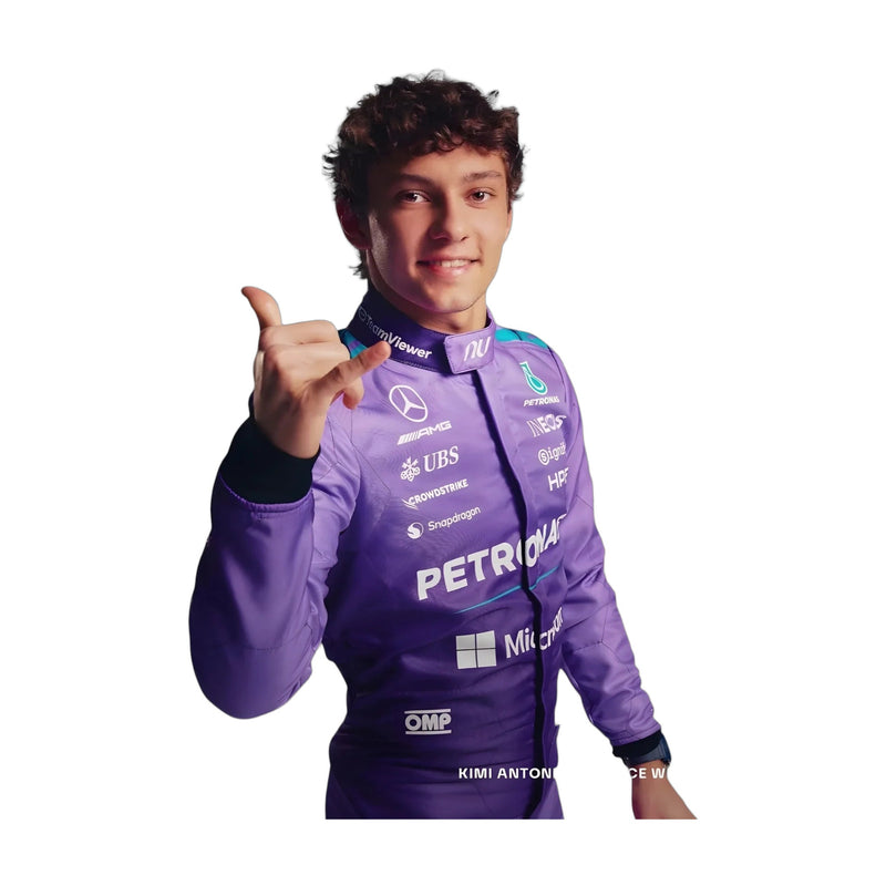 NEW 2026 Kimi Antonelli Mercedes Miami GP F1 Race Suit Replica