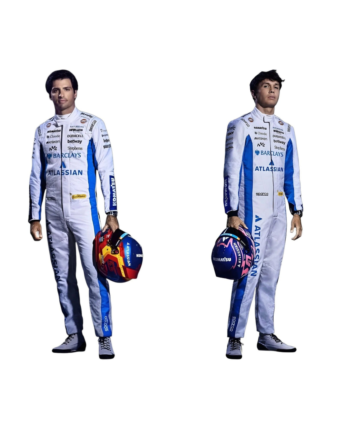 NEW 2026 Williams F1 Team Race Suit Replica – Carlos Sainz and Alexander Albon editions
