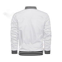 Men's Lightweight Bomber Jacket - White
