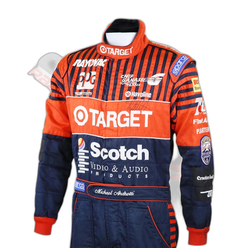 1994 Michael Andretti Chip Ganassi Racing IndyCar printed Race Suit