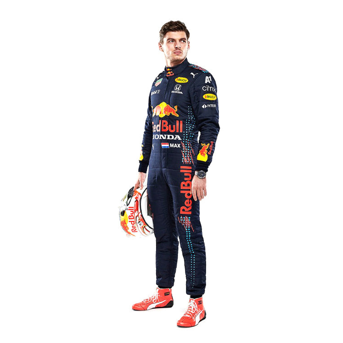 2021 Max Verstappen Red Bull F1 Race Suit