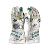 2023 Lance Stroll Aston Martin F1 Race Gloves