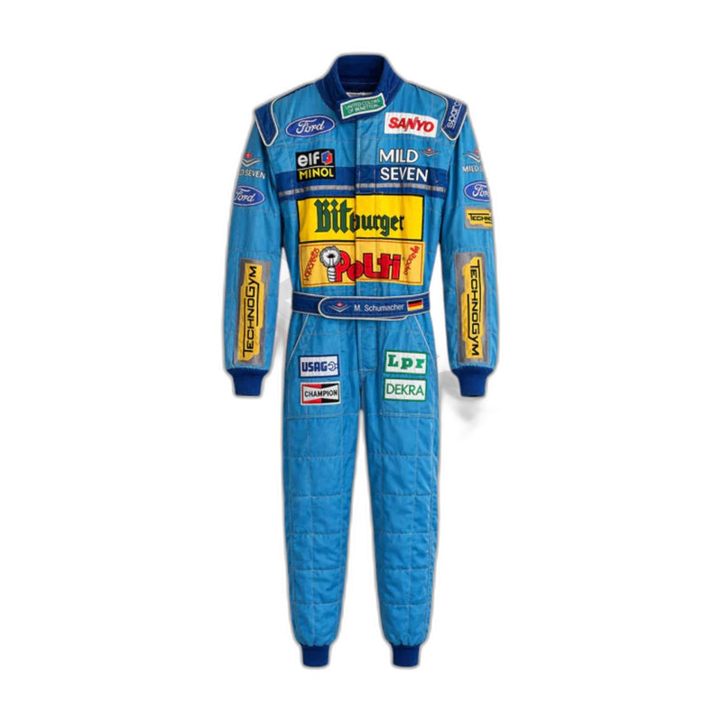 1994 Michael Schumacher Benetton Ford Japanese GP F1 Printed Race Suit