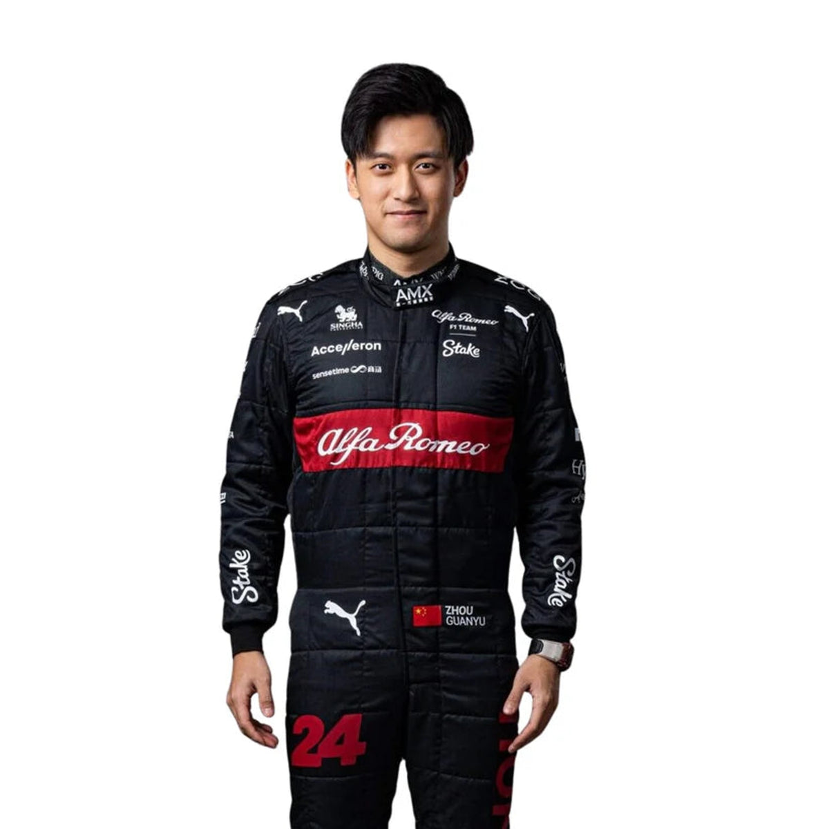 2023 Zhou Guanyu Alfa Romeo F1 Race Suit