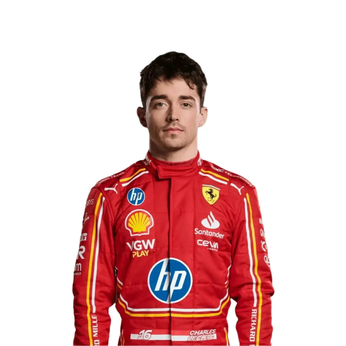 2024 Monaco GP Scuderia Ferrari Hp Charles Leclerc F1 Race Suit