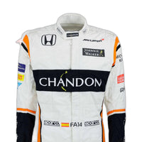 2017 Fernando Alonso Mclaren Spanish GP F1 Printed Race Suit