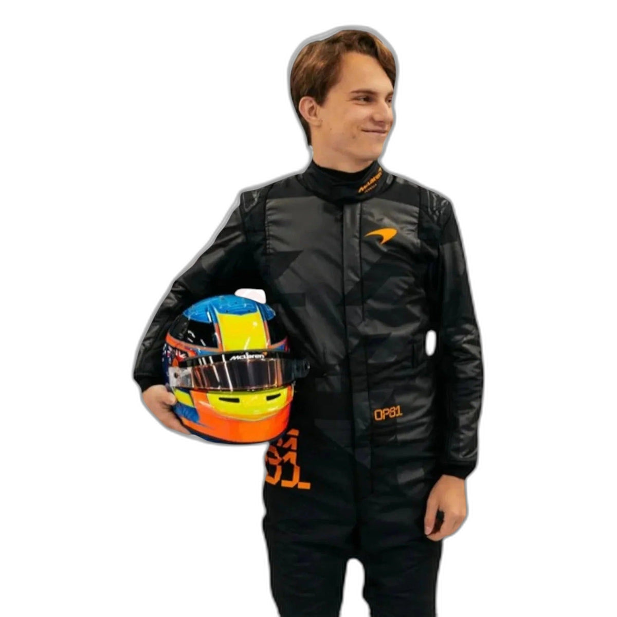 2025 Oscar Piastri McLaren F1 Race Suit Black