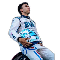 2025 Pierre Gasly Spanish GP celebrate 70 years Race Suit