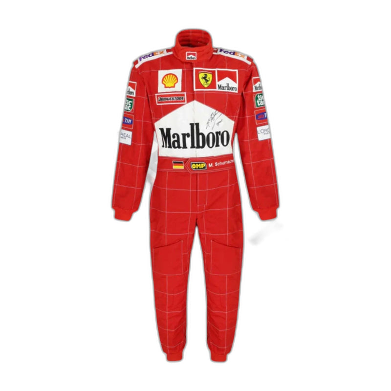 2002 Michael Schumacher Ferrari F1 Printed Race Suit