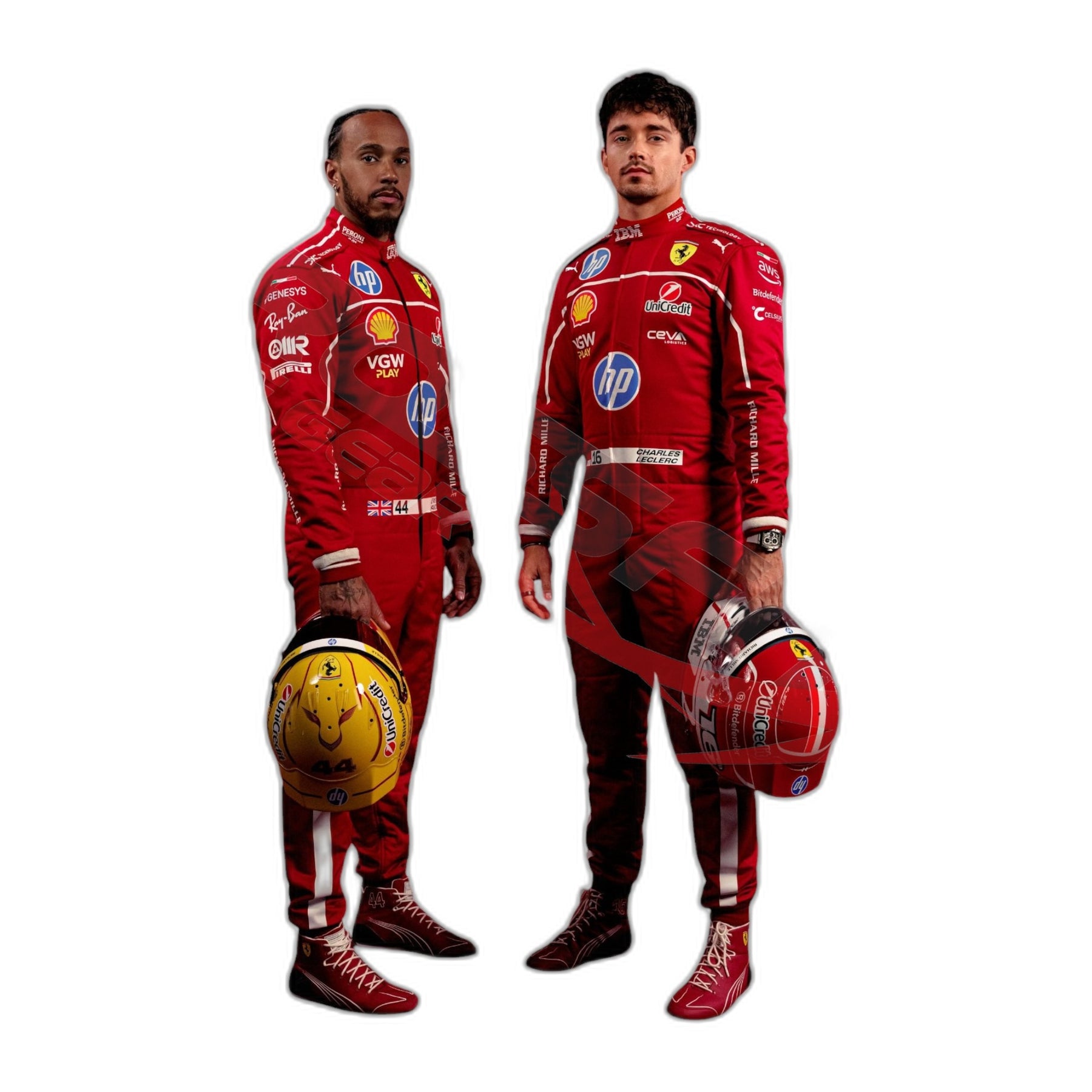 2025 Charles Leclerc Scuderia Ferrari HP F1 Race Suit
