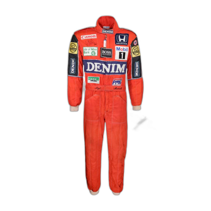 1986 Nigel Mansell Williams Honda F1 Printed Race Suit