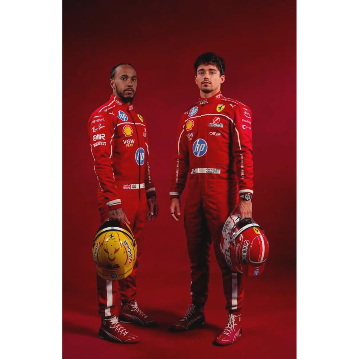 2025 Ferrari HP F1 Team Race Suit