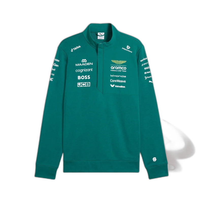 2026 Aston Martin F1 Team Half Zip Sweater