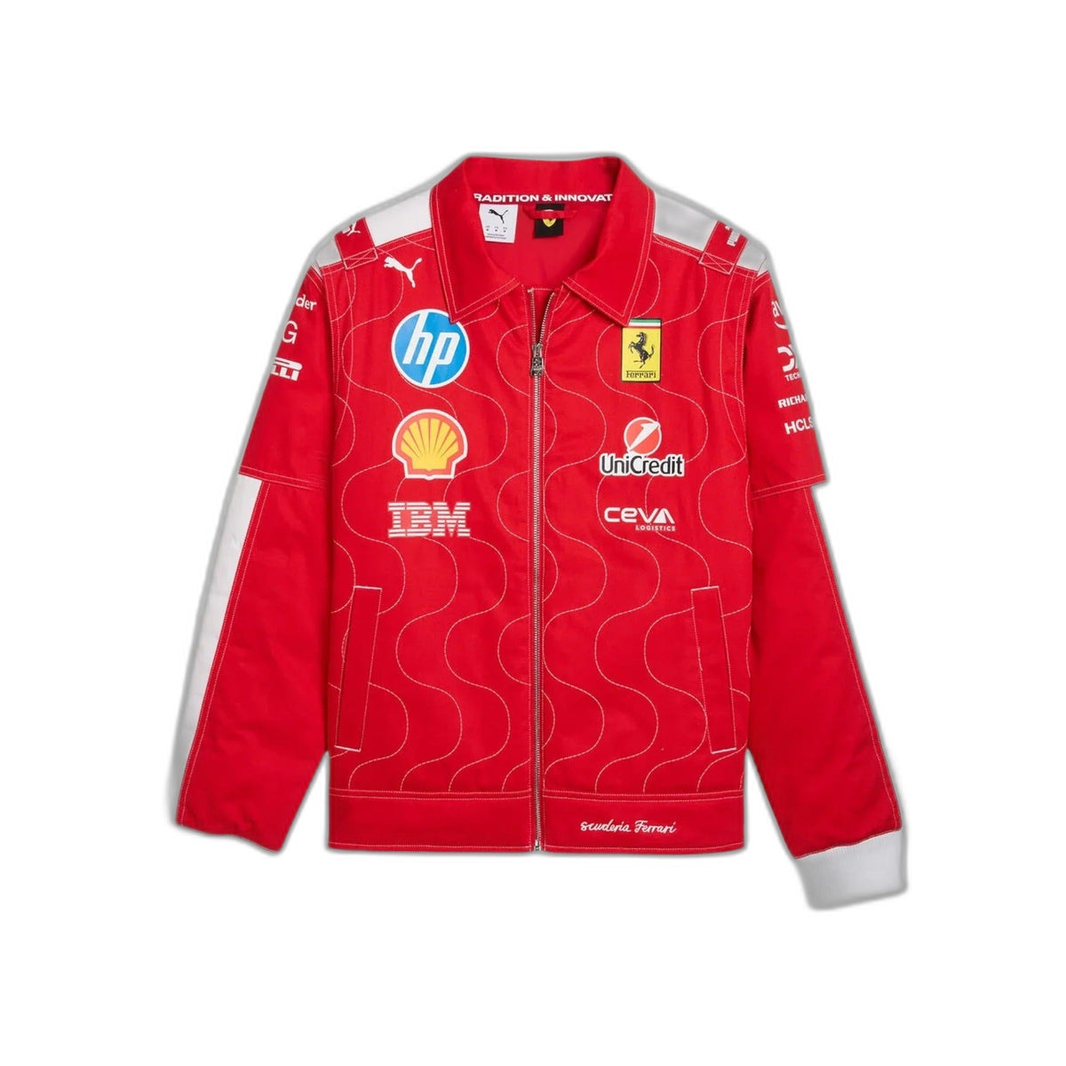 2025 Scuderia Ferrari Monza GP Team Jacket Replica