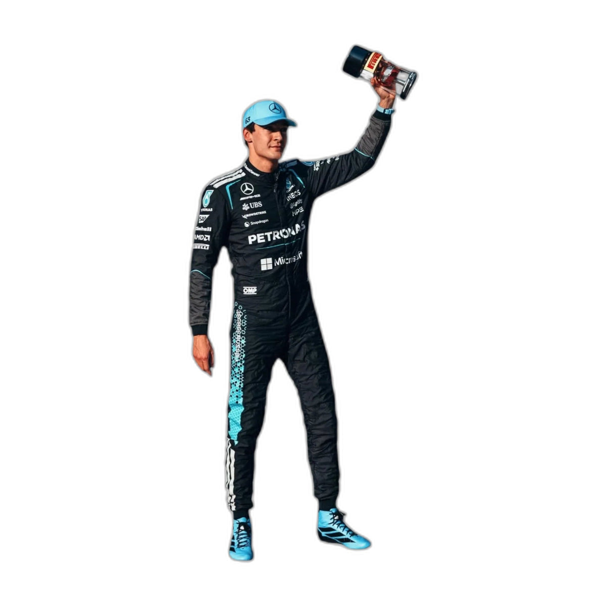 NEW 2026 George Russell Mercedes F1  Race Suit Replica | Microsoft