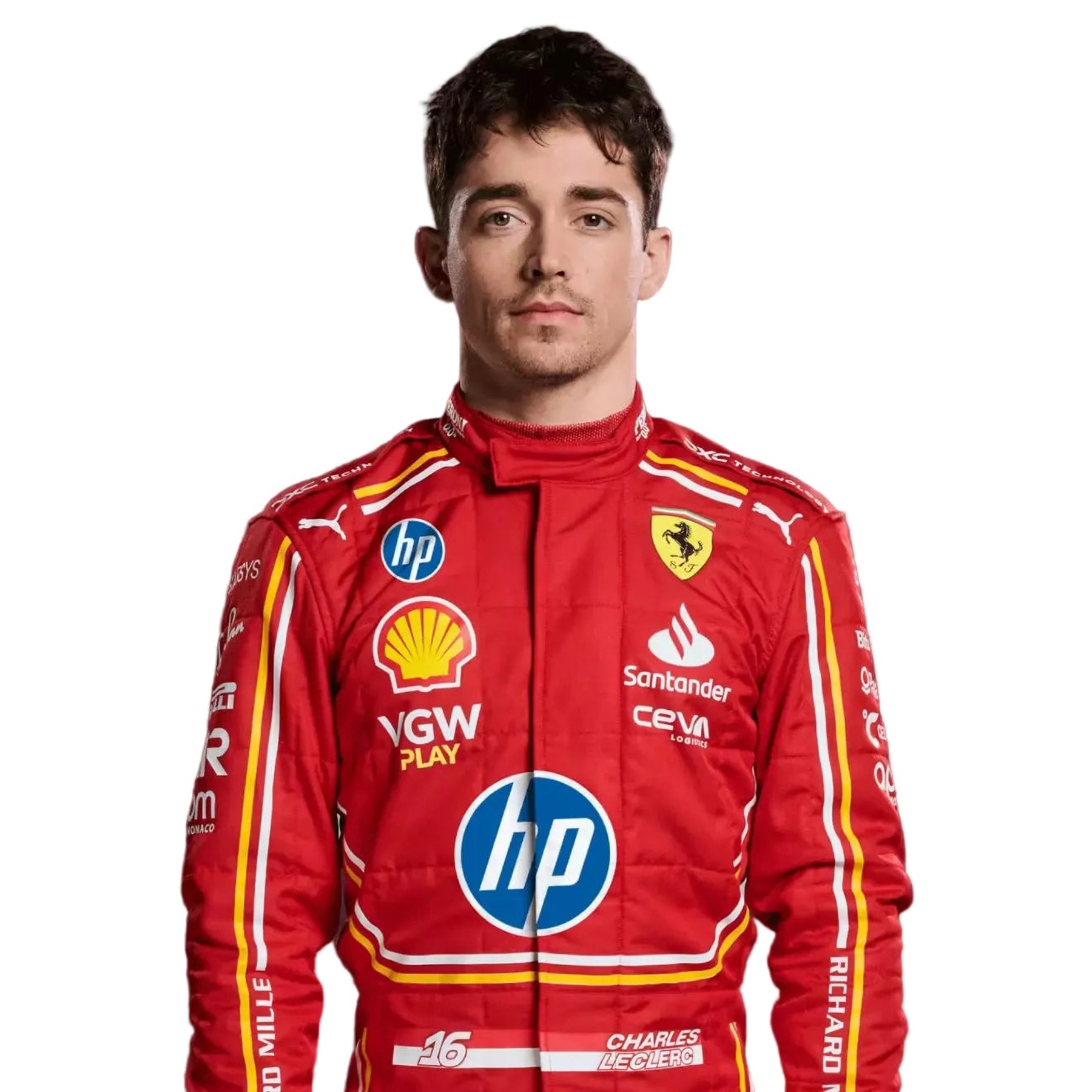 2024 charles leclerc Ferrari F1 Suit