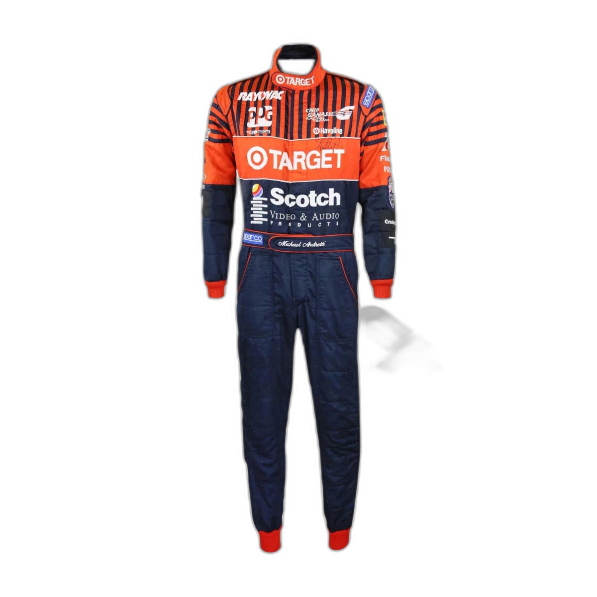 1994 Michael Andretti Chip Ganassi Racing IndyCar printed Race Suit