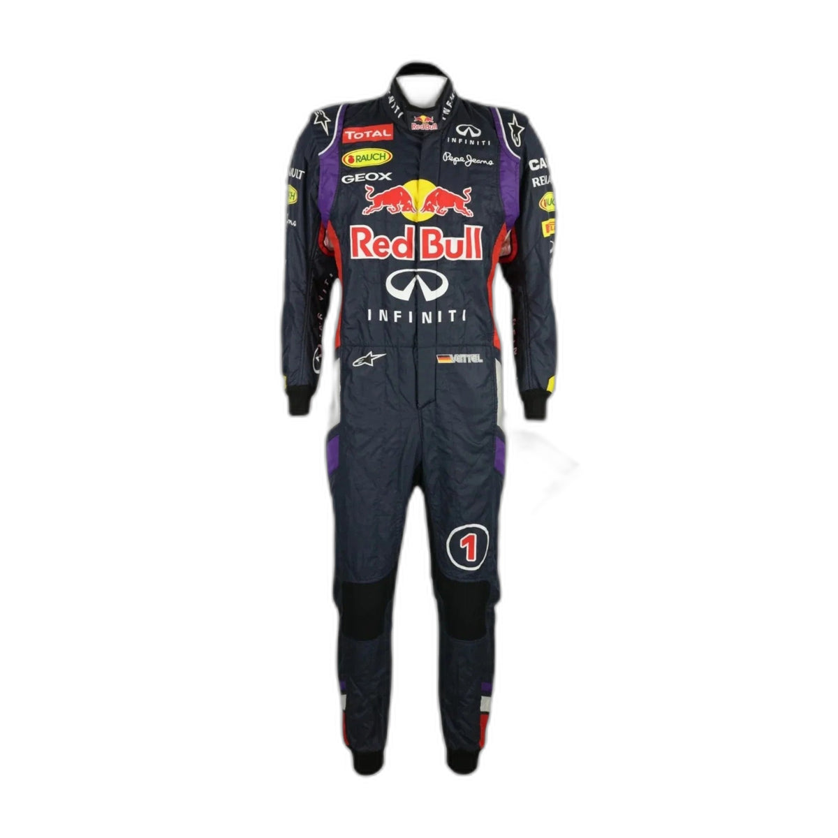 Sebastian Vettel 2014 Red Bull Racing F1 Printed Race Suit