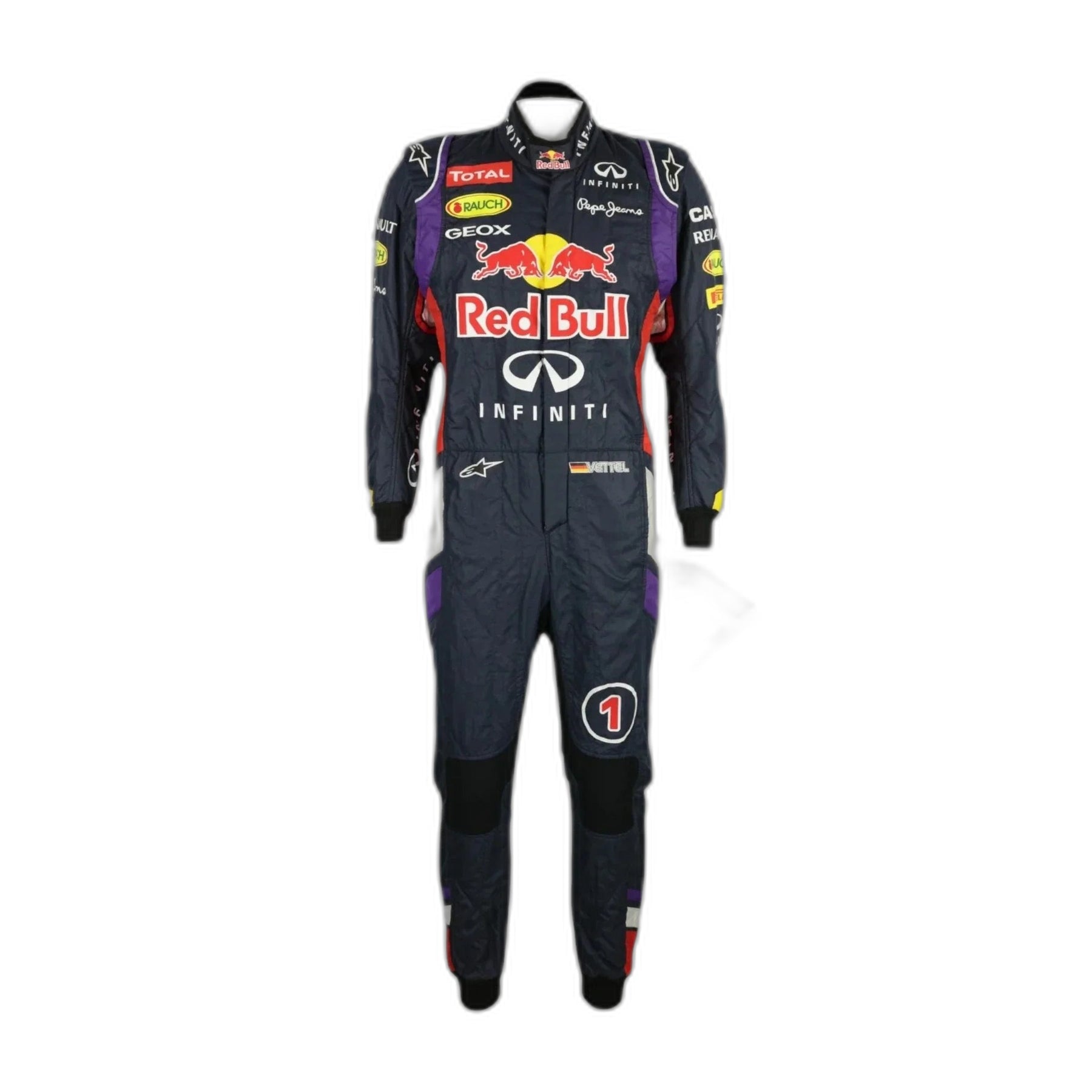 Sebastian Vettel 2014 Red Bull Racing F1 Printed Race Suit
