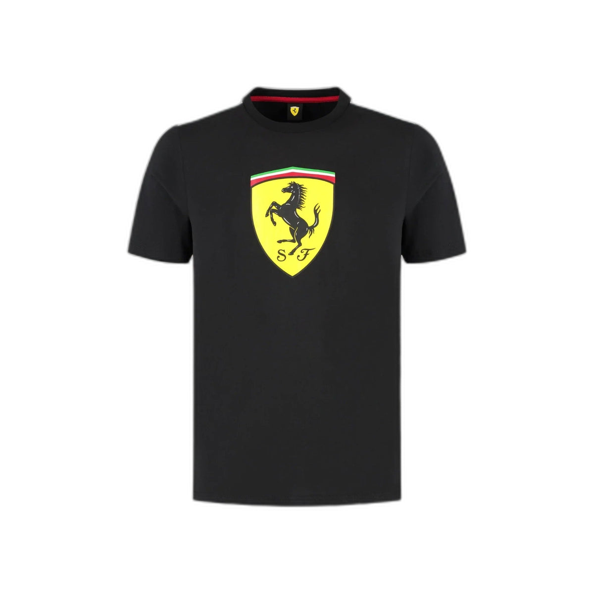Scuderia Ferrari Shield Logo T Shirt Black