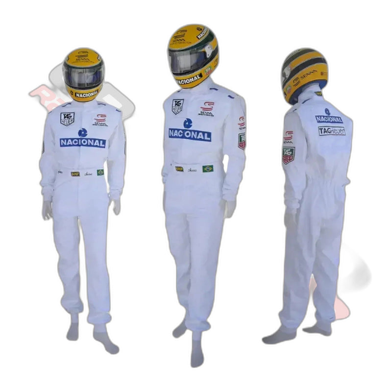 Ayrton Senna 1993 Embroidered patches F1 Race Suit