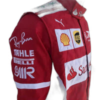 2017 Sebastian Vettel Embroidered patches F1 Race Suit