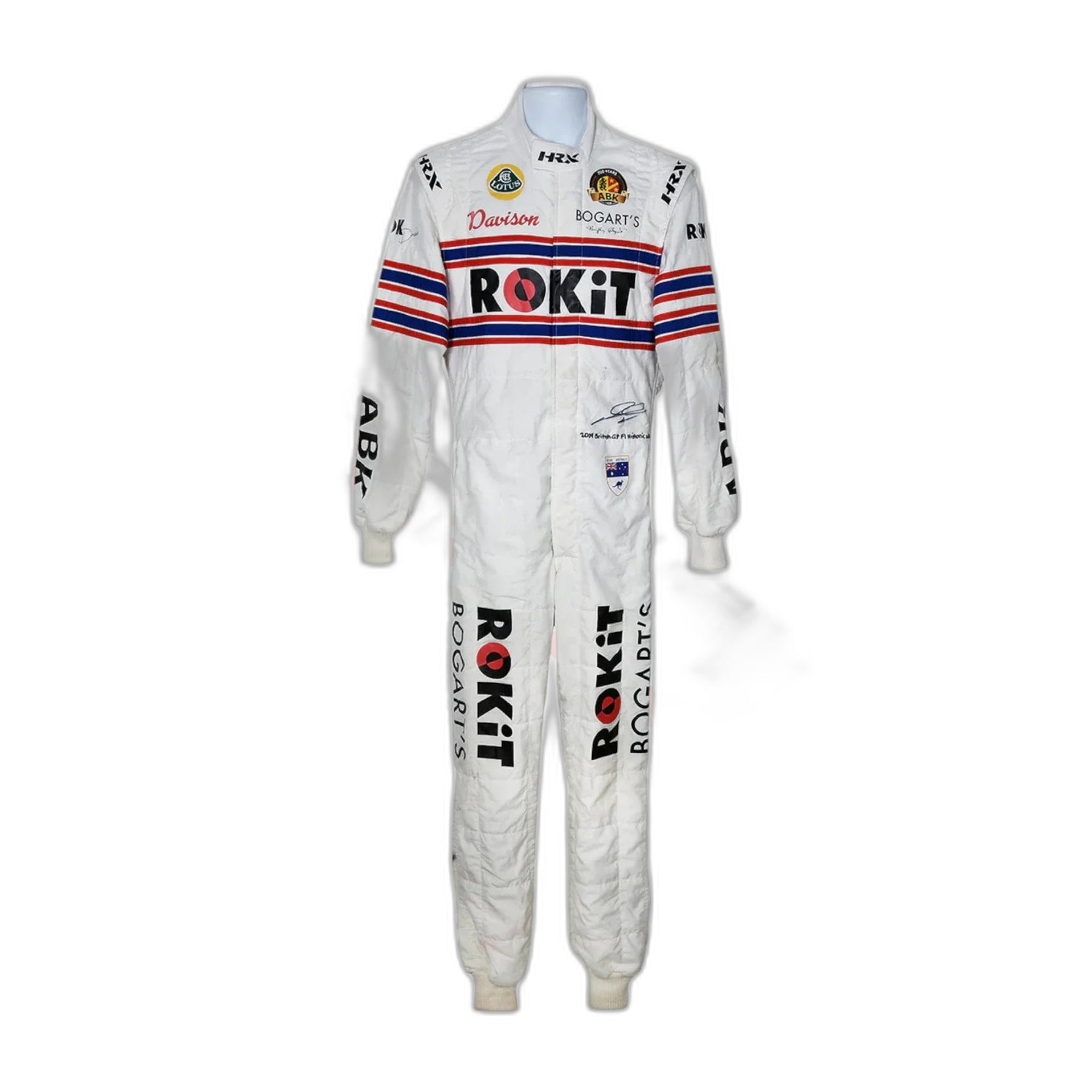 2019 James Davison Lotus Masters F1 Printed Race Suit