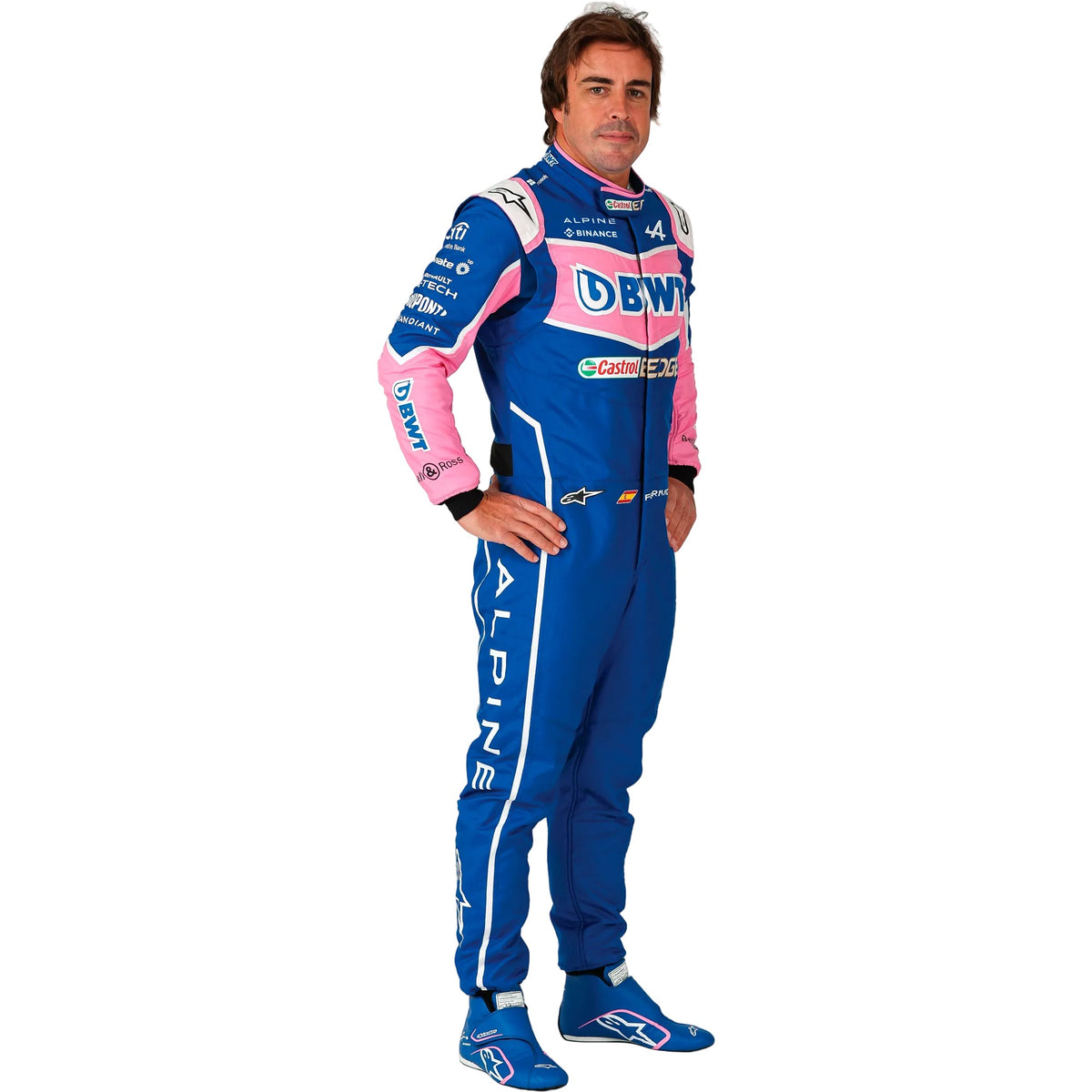 2022 FERNANDO ALONSO ALPHINE F1 RACE SUIT