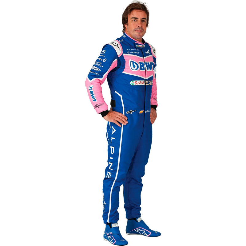 2022 FERNANDO ALONSO ALPHINE F1 RACE SUIT